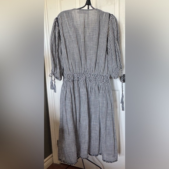 Zimmermann - Linen Gingham Style Dress NWOT - Picture 3 of 12